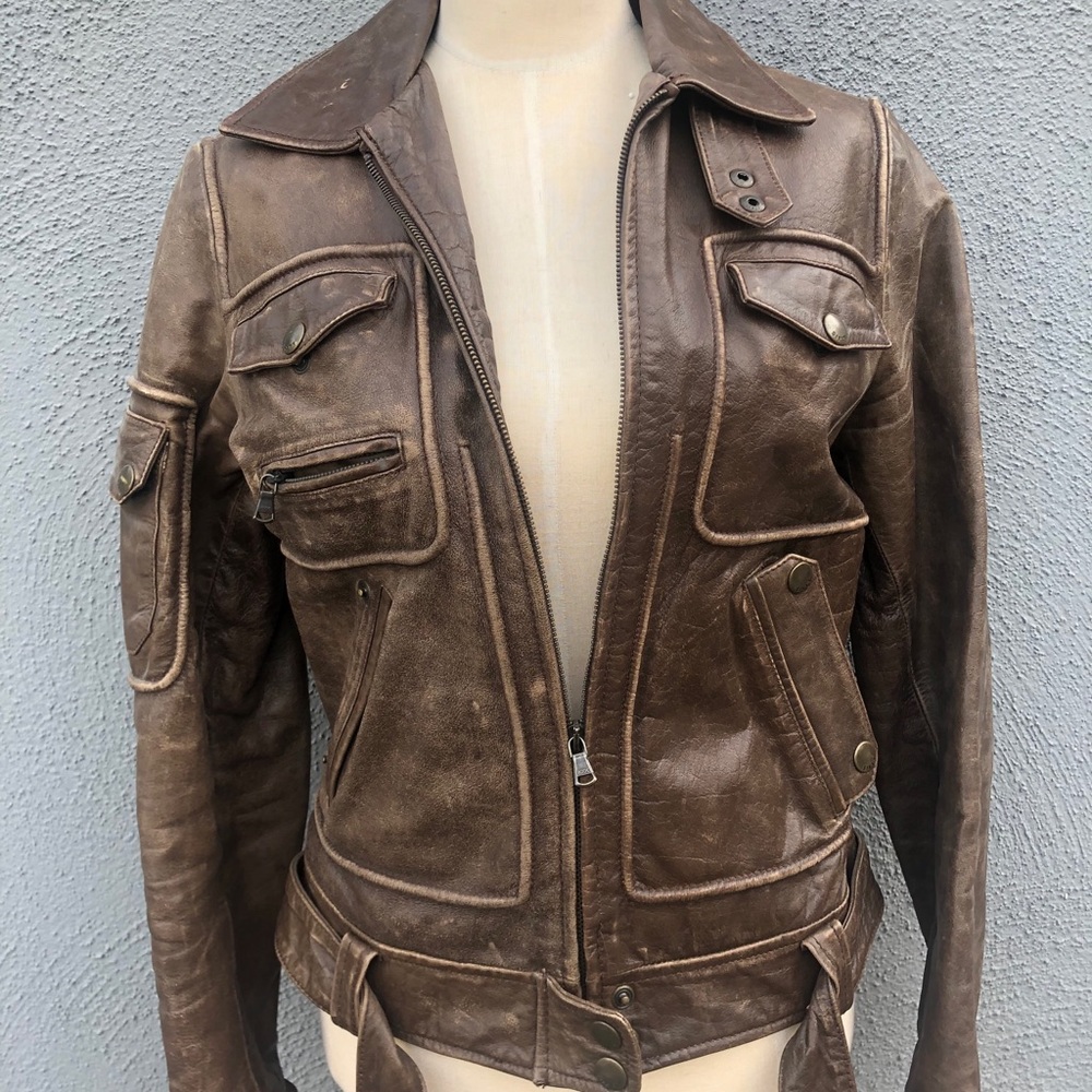 Miss sixty leather jacket size M